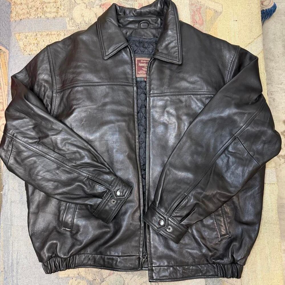American-classics Men's Black and Brown Jacket